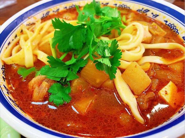 羊肉搓面