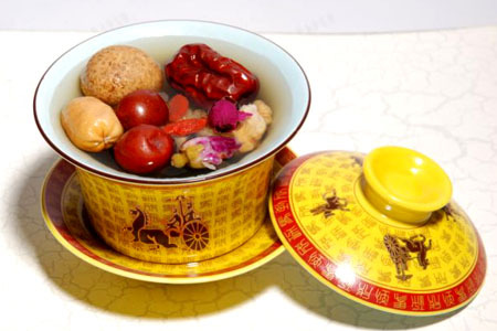 八宝盖碗茶
